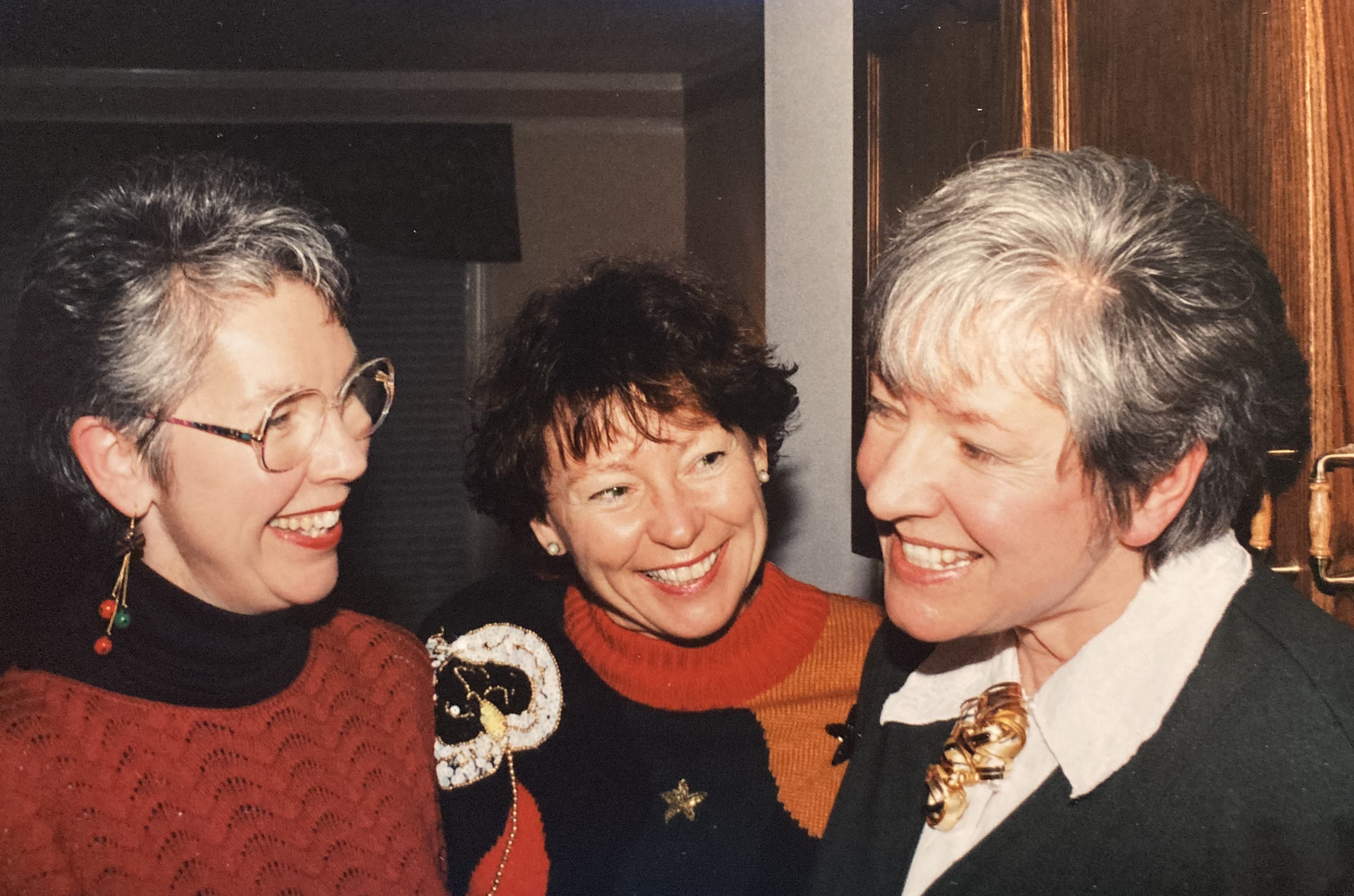 Misi, Rose-Marie and June, Christmas, 1980s