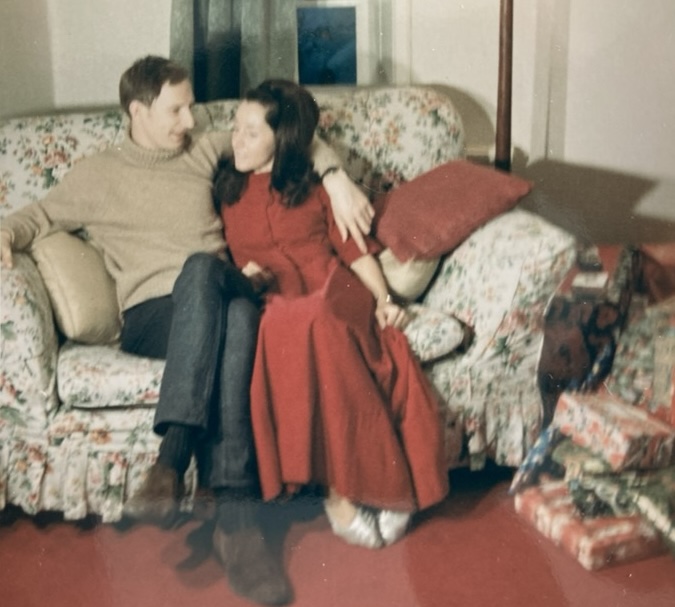 Dave and June, Christmas late 60s