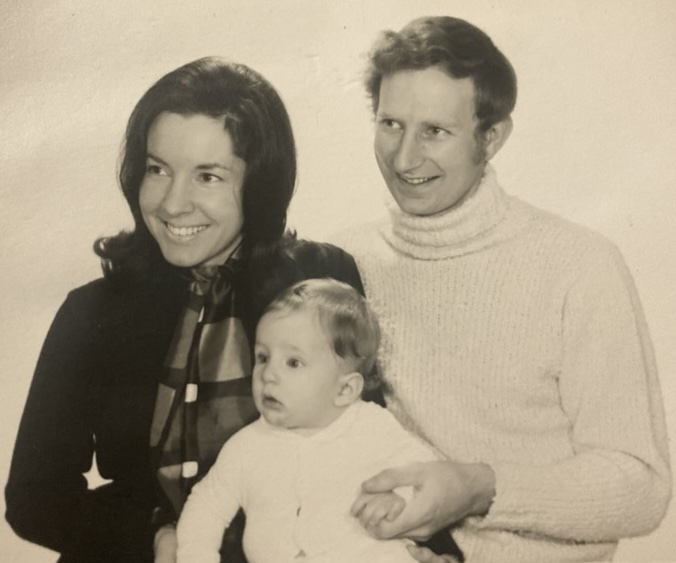 June, Sean and Dave, 1970